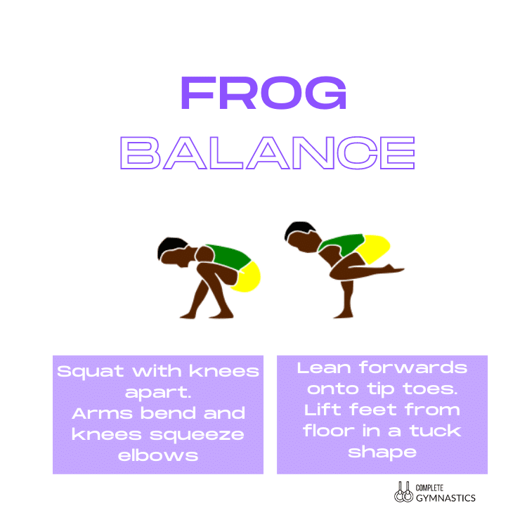 frog balance gymnastics skill